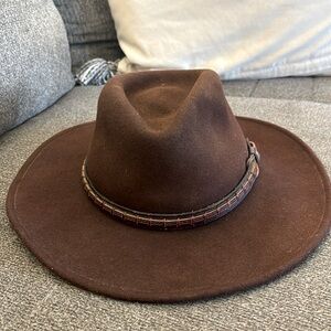 Bailey Lite Felt Survival gear Wool Brown Western unsix Hat Size L